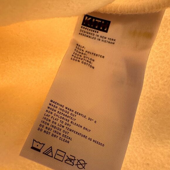 Kith Pinehurst Bonded Sherpa Full Zip jacket mens MEDIUM NEW - Picture 7 of 8